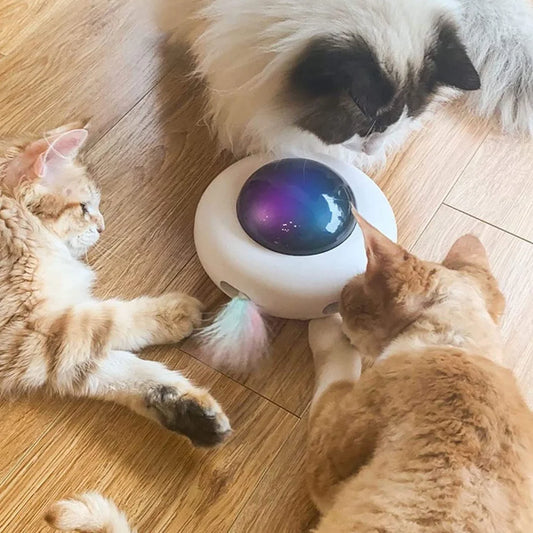 Smart Cat Toy UFO Teaser